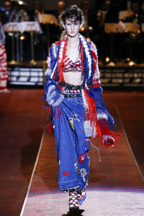 Marc Jacobs, denim, Jeans, primary colours, red, white, blueAmerican fashion designer