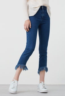 Mango frayed jeans, skinny jeans, denim