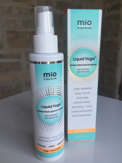 Mio Liquid Yoga Stress Free Space Spray, herbal sleep aid, herbal remedy, sleep aid, pillow spray