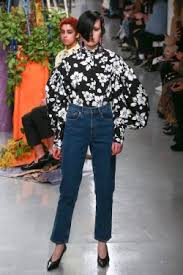 Ashley Williams, Ashley Williams A/W 2017, Denim, Jeans, floral shirt, press show, London Fashion Week